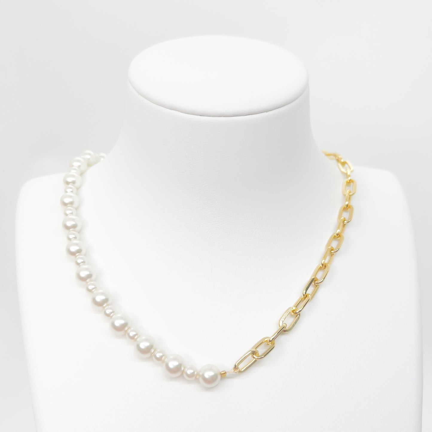 Collier bi-matière Perla