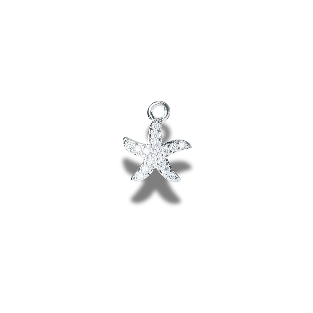 Charm mini étoile de mer strass
