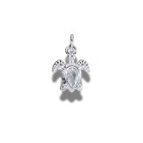 Charm tortue strass