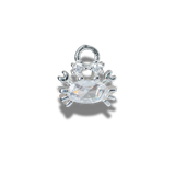 Charm crabe strass