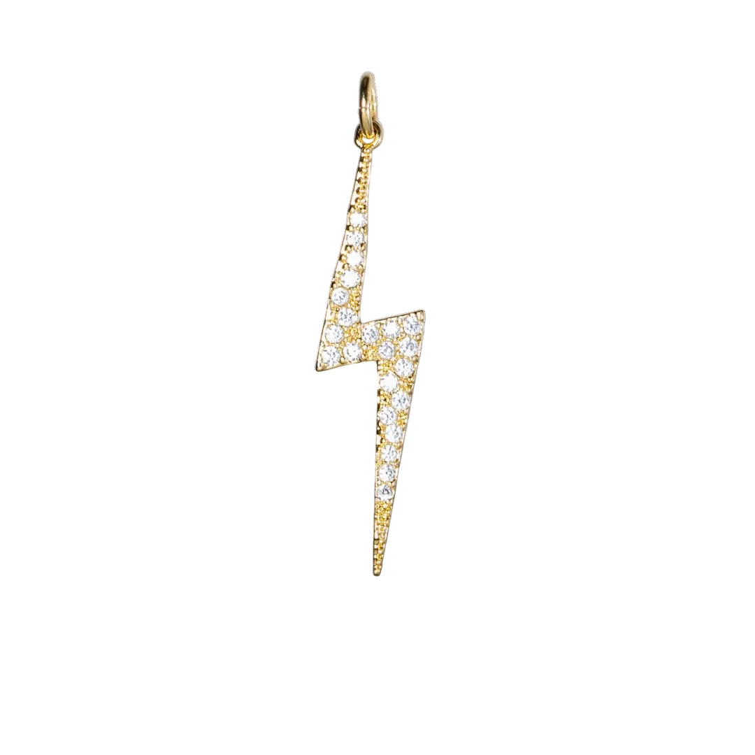 Charm éclair strass