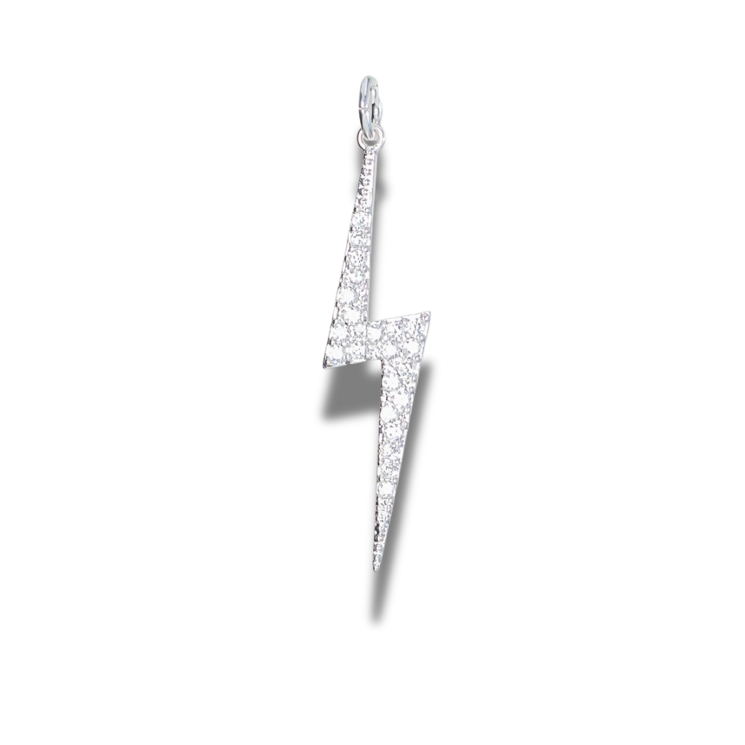 Charm éclair strass