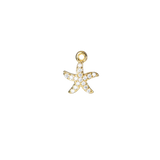 Charm mini étoile de mer strass