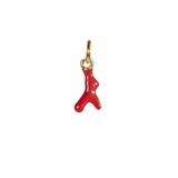 Charm corail rouge