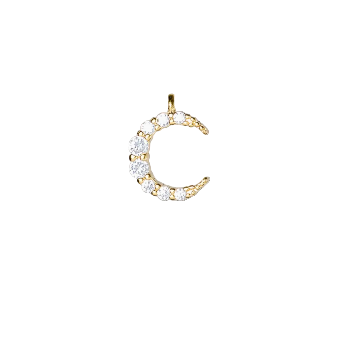 Charm Lune strass