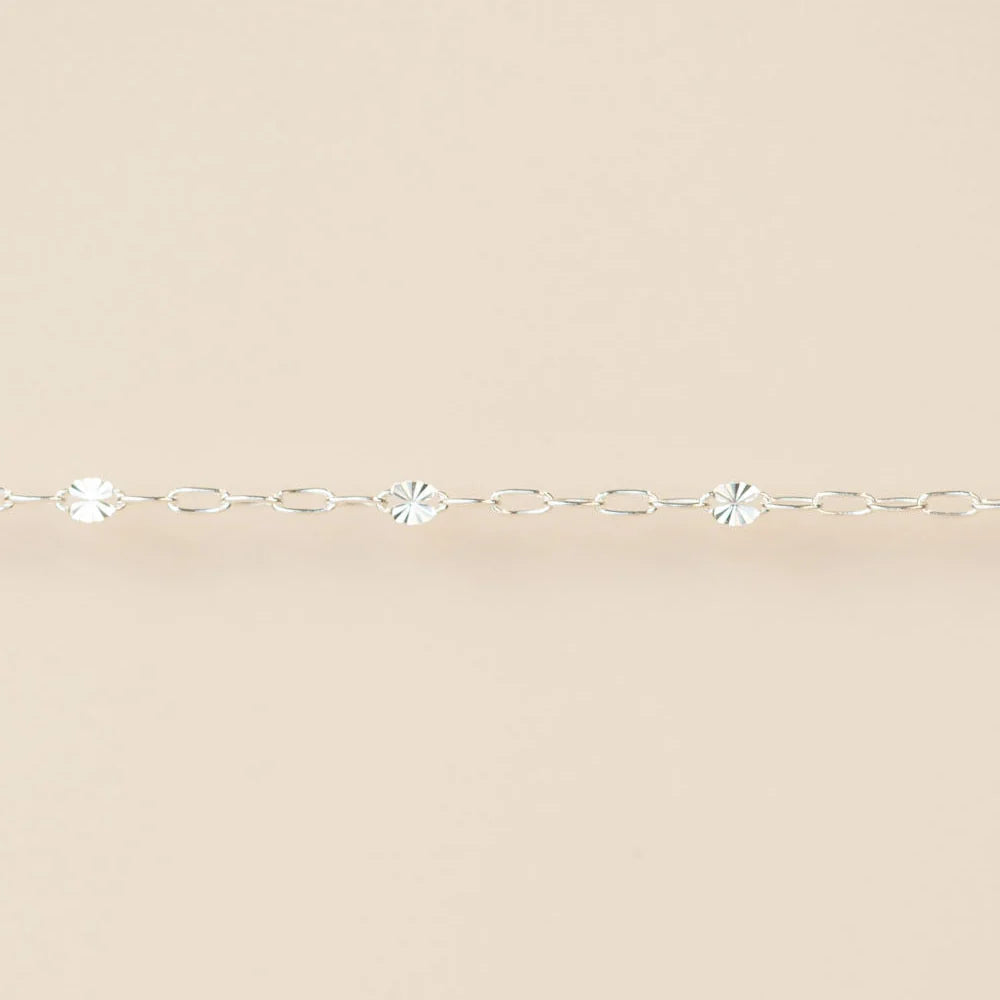 Sunburst paperclip ARGENT